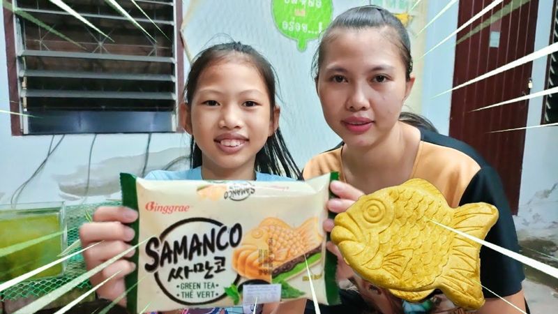 พี่มีนา | ลองกินไอติมเกาหลี...ว่าจะอร่อยไหม? |@พี่มีนา แม่โบว์